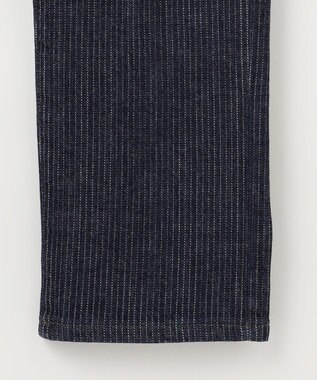 JOSEPH ABBOUD 【ストレッチ/JAPANファブリック/きれいめ】ストライプジャカード デニム ネイビー系1