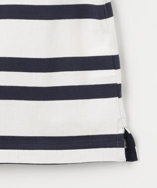 J.PRESS KIDS  【100-130cm】 ボーダービックシルエットＴシャツ ネイビー