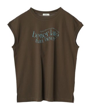 earth music&ecology ｂｅｔｔｅｒ　ｌａｔｅ　フレンチＴ Brown