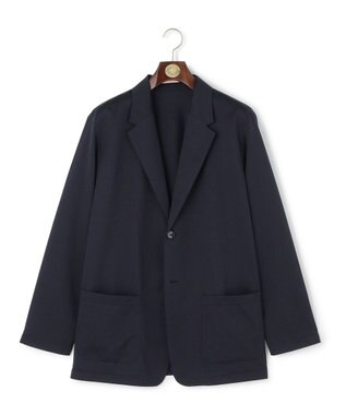 J.PRESS MEN 【KING SIZE】【KANEMASA JERSEY】メランジチドリジャージー カットジャケット ネイビー系