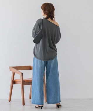 AMERICAN HOLIC スラブ天竺シアープルオーバー Charcoal Gray