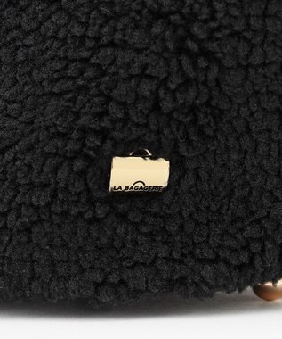 LA BAGAGERIE エコファー　バケツハンドバッグ ブラック