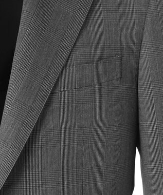 J.PRESS MEN 【WEB・一部店舗限定】グレナカートチェック スーツ / 2B / 背抜き ライトグレー系3