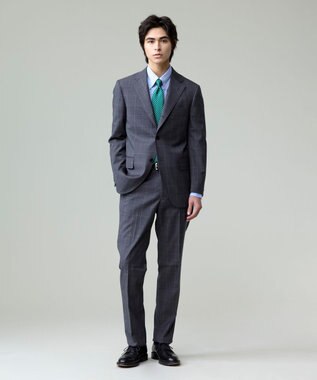 J.PRESS MEN 【WEB・一部店舗限定】ウィンドーペーン スーツ グレー系4