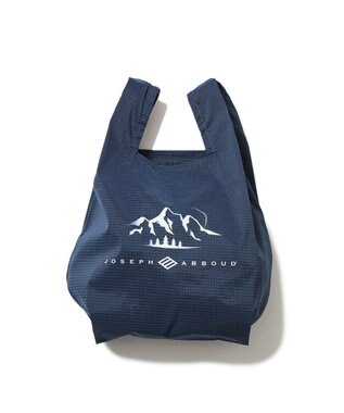 JOSEPH ABBOUD MOUNTAIN 【UNISEX】パワーリップルワシャー エコバック ネイビー系