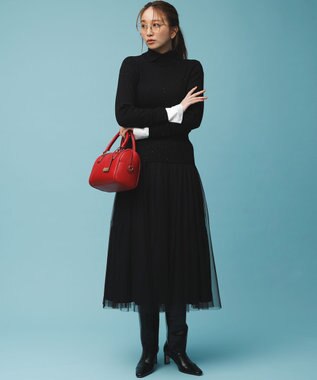 組曲 S コットンベア天竺 カフス袖ロングTシャツ アイボリー系