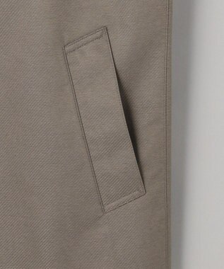 GOTAIRIKU 25年新作/3シーズン対応【防水/軽量/シワになりにくい】メランジカルゼ ステンカラーコート_無地 ベージュ系