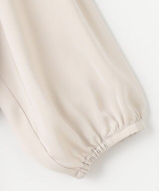 ANY L 【ウエストゴム】プリーツワンピース ベージュ