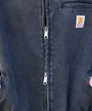 WEGO ワーカーズWジップデニムブルゾン ブラックその他