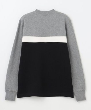 J.PRESS KIDS 【140-170cm】ブル刺繍 ブロッキングトレーナー ライトグレー系2