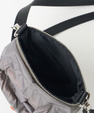 WEGO ナイロンスマホショルダーポーチ グレー