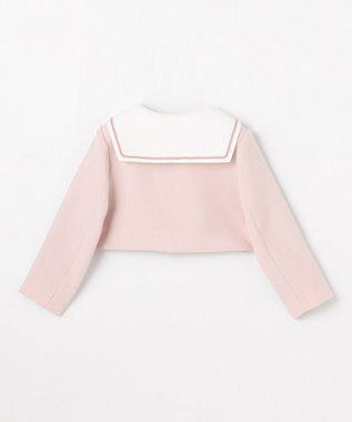 ANY KIDS 【2点セット】セーラージャケット+チェックワンピース ピンクベージュ