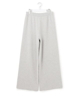 23区 L 【見上愛さん着用/洗える】カシミヤブレンド ニット パンツ ライトグレー系