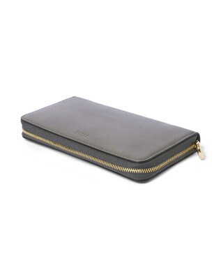 PELLE BORSA ラウンドコンパクト長財布 Minato ミナト 3506 グレー
