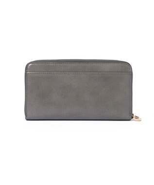 PELLE BORSA ラウンドコンパクト長財布 Minato ミナト 3506 グレー