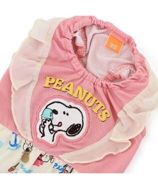 PET PARADISE スヌーピー エコメイド ワンピース 《アイス柄》 小型犬 ピンク