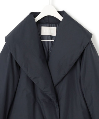 ICB 【撥水加工】ADS ダウン ショールカラーロングコート ネイビー系