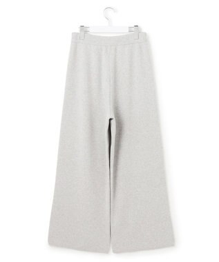 23区 L 【見上愛さん着用/洗える】カシミヤブレンド ニット パンツ ライトグレー系