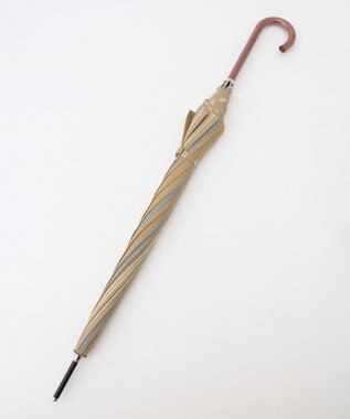 MOONBAT POLO RALPH LAUREN 長傘 ストライプ／日本製 ベージュ