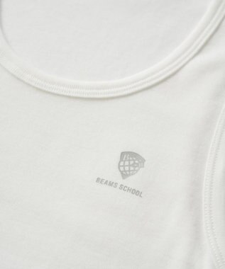 BEAMS SCHOOL タンクトップインナー2枚セット ホワイト