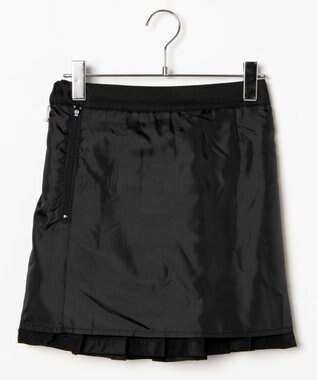 WEGO 【SCHOOLITEM】ポケット付き無地プリーツスカート ブラック