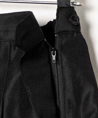 WEGO 【SCHOOLITEM】ポケット付き無地プリーツスカート ブラック