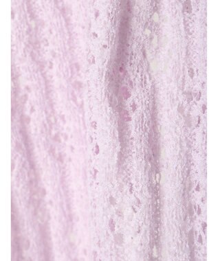 earth music&ecology テープヤーンリボンカーディガン Light Purple