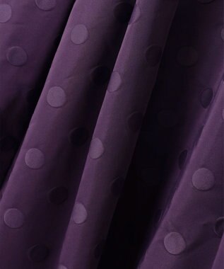 組曲 ドットジャガード フレア スカート パープル系