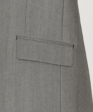 uncrave ヘリンボーンスーツ ジャケット（uncrave WHITE） へリンボーンブラック