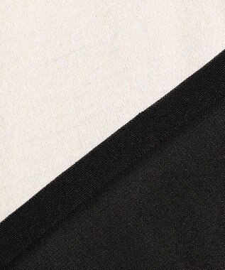 ICB L 【接触冷感・UVカット・洗える】VIS/NYハイゲージ シアーコンビニット トープ×ブラックシアー系