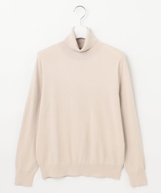 J.PRESS LADIES 【洗える】PRINCE タートルネック ニット ベージュ系