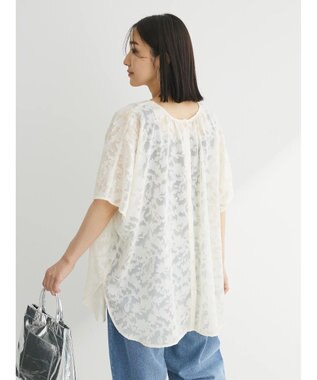 Green Parks ２ＷＡＹ　ジャガードチュニック Ivory