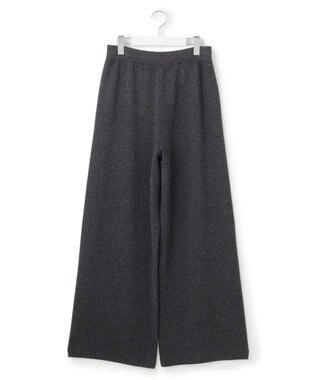 23区 L 【見上愛さん着用/洗える】カシミヤブレンド ニット パンツ グレー系