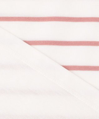 J.PRESS LADIES バスクボーダー カットソー ピンクボーダー系