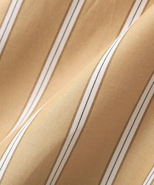 CRAFT STANDARD BOUTIQUE バンドカラーシャツ Stripe Beige