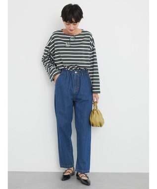 AMERICAN HOLIC デニムバルーンタックパンツ Indigo