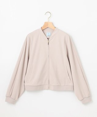 組曲 【ご好評につき追加生産！】ジョーゼットジャージー ブルゾン ベージュ系