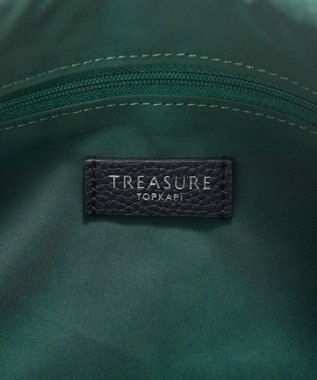 TOPKAPI 【TREASURE TOPKAPI】Plie(プリエ) プリーツスカーフドレープ ミニショルダーバッグ ブラック