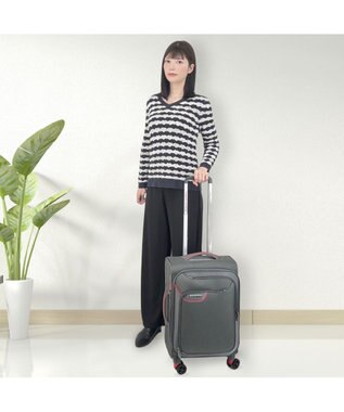 Samsonite アメリカンツーリスター スーツケース 38L(/40L) アップライト4.0 スピナー55 APPLITE4.0 グレーレッド
