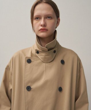ATON WEST POINT | オーバーサイズトレンチコート BEIGE
