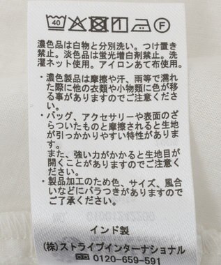 earth music&ecology 【WEB・一部店舗限定】【綿100％】レース＆ピンタックポンチョ Off White