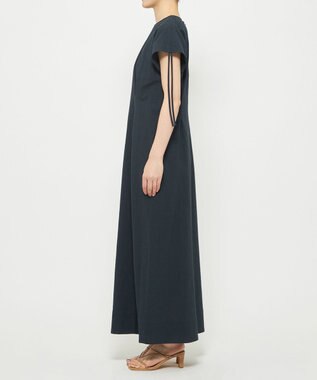 uncrave コットンリネンボイル フレアワンピース ブラック