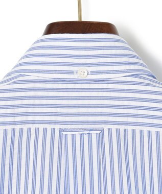 J.PRESS MEN 【WEB・一部店舗限定】シアサッカーストライプ シャツ/B.D ブルー系1