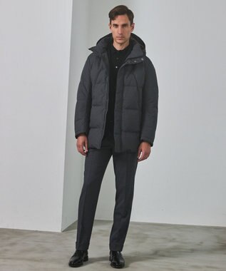 GOTAIRIKU セットアップカラー有【洗える/ストレッチ/シワになりにくい】ZERO TRIA ウォッシャブルパンツ(25年モデル) ライトグレー(セットアップジャケット有)