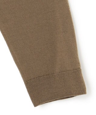 JOSEPH HOMME LIGHT MERIONS KNIT POLO LONG SLEEVE ベージュ系