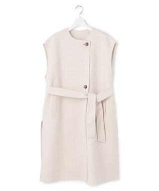 23区 L ウールリバー ジレ ベージュ系