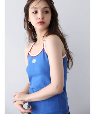 Green Parks ＥＧＯＩＳＴ　配色ラインキャミソール Blue