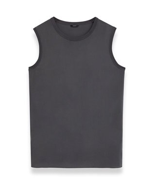 JOSEPH クレープ  ド  ソワ　スリーブレス Slate