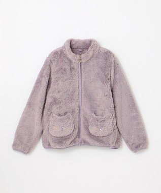 ANY KIDS ネコポケットボアブルゾン ロシアンブルー