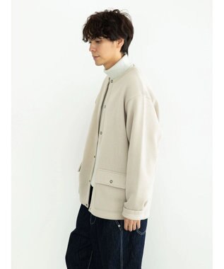 CRAFT STANDARD BOUTIQUE ニットフリースカーディガン Ivory